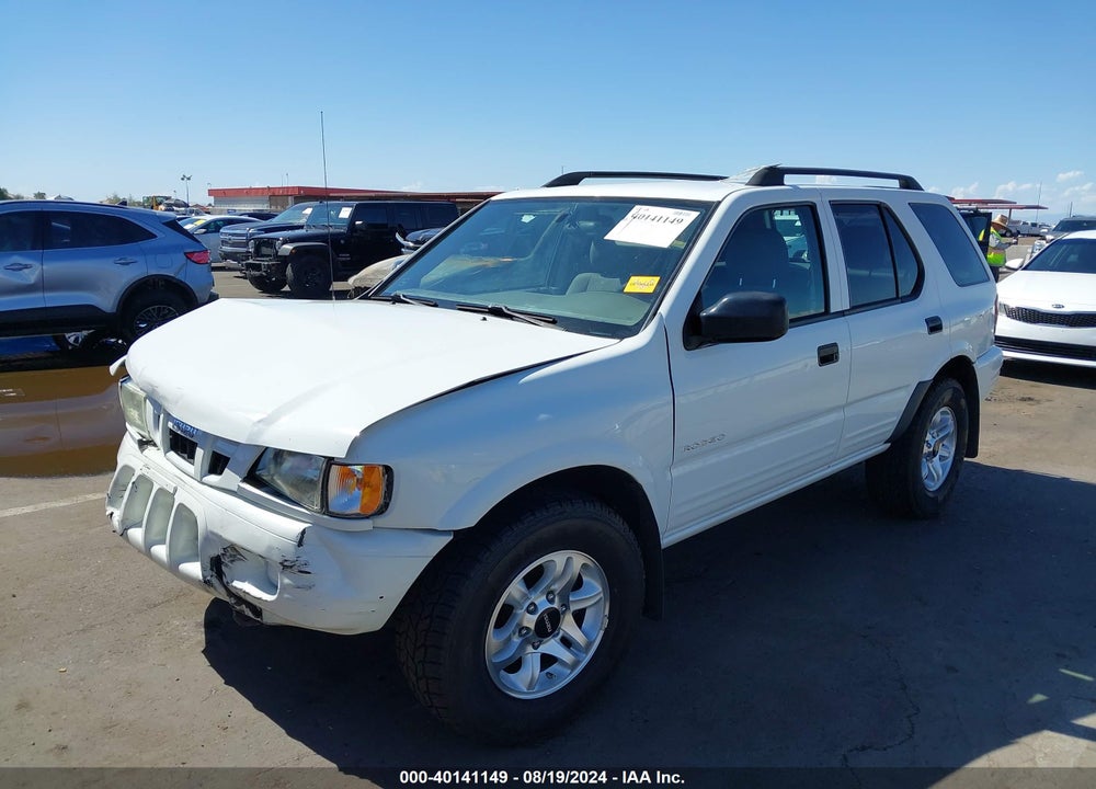 2004 ISUZU RODEO S 3.2L V6 VIN: 4S2CK58W644315482