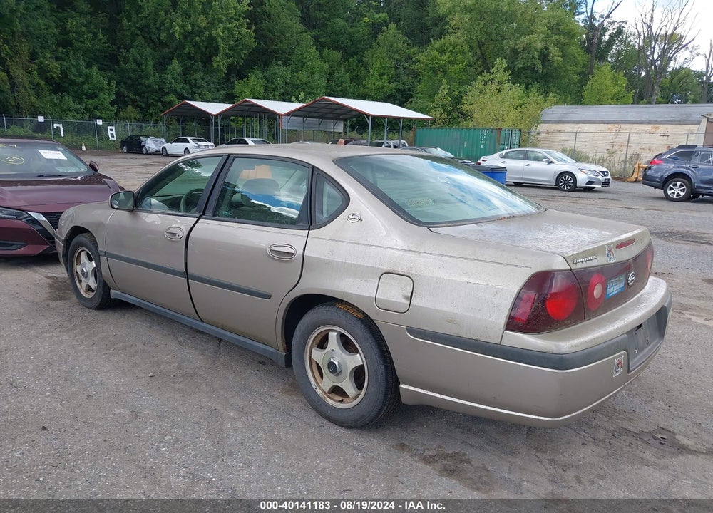 2003 CHEVROLET IMPALA VIN: 2G1WF52K639270227