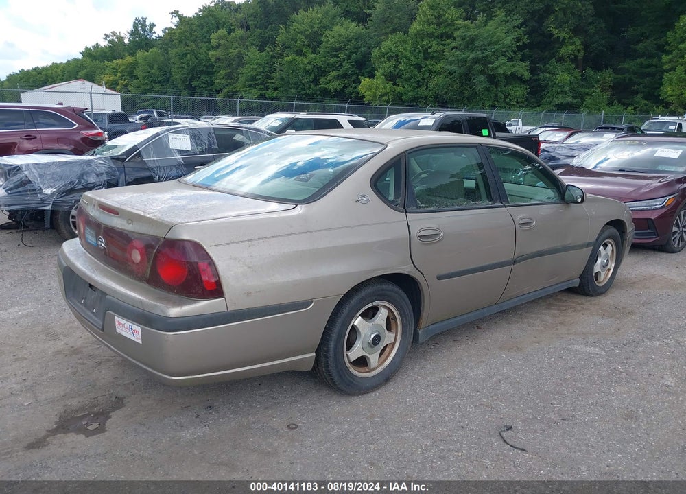 2003 CHEVROLET IMPALA VIN: 2G1WF52K639270227