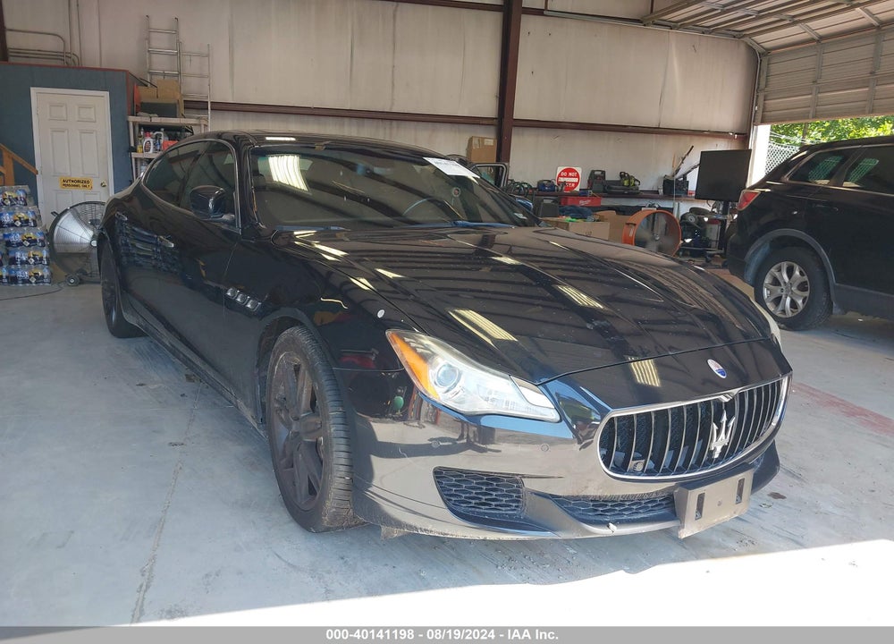 2014 MASERATI QUATTROPORTE S Q4 VIN: ZAM56RRA7E1085016