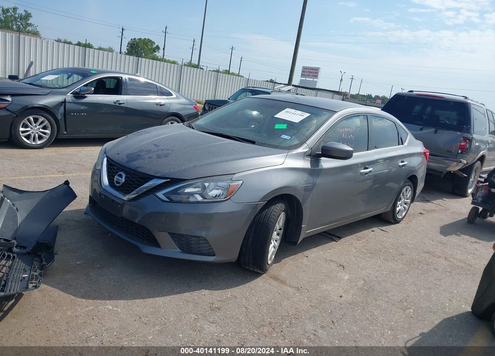 2016 NISSAN SENTRA S VIN: 3N1AB7AP5GY323174
