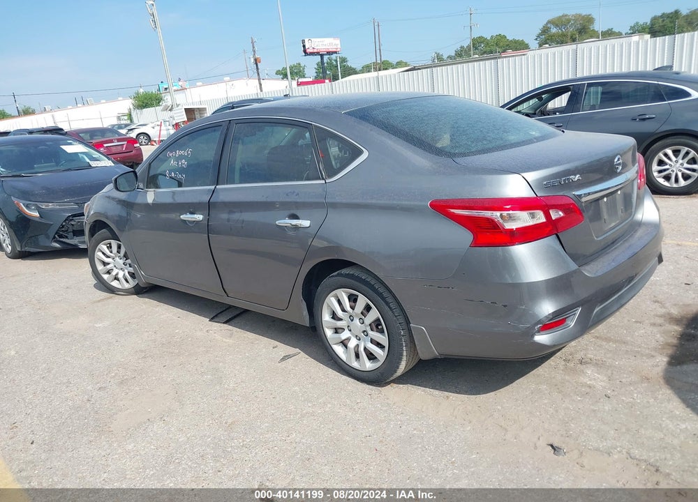 2016 NISSAN SENTRA S VIN: 3N1AB7AP5GY323174
