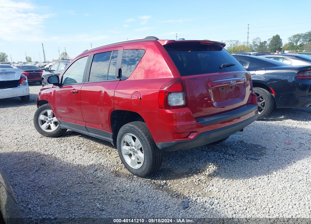 2017 JEEP COMPASS LATITUDE FWD VIN: 1C4NJCEB0HD206597