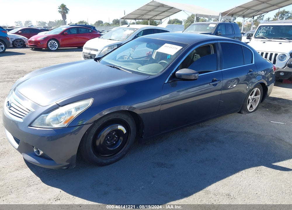 2012 INFINITI G37 JOURNEY VIN: JN1CV6AP7CM930667