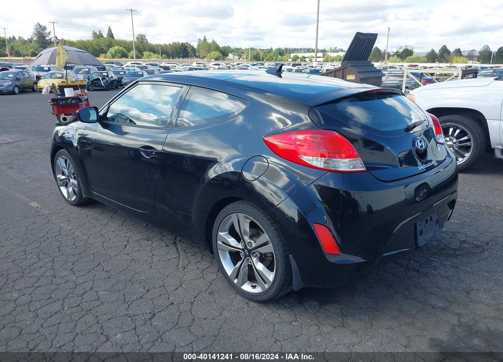 2013 HYUNDAI VELOSTER BASE W/BLACK VIN: KMHTC6ADXDU100304