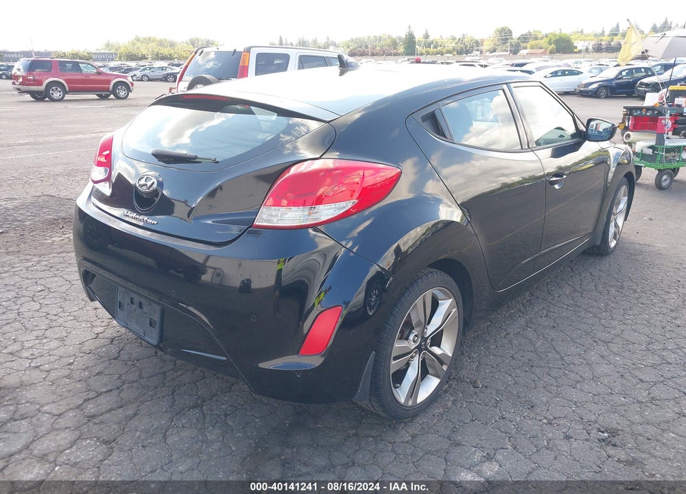 2013 HYUNDAI VELOSTER BASE W/BLACK VIN: KMHTC6ADXDU100304