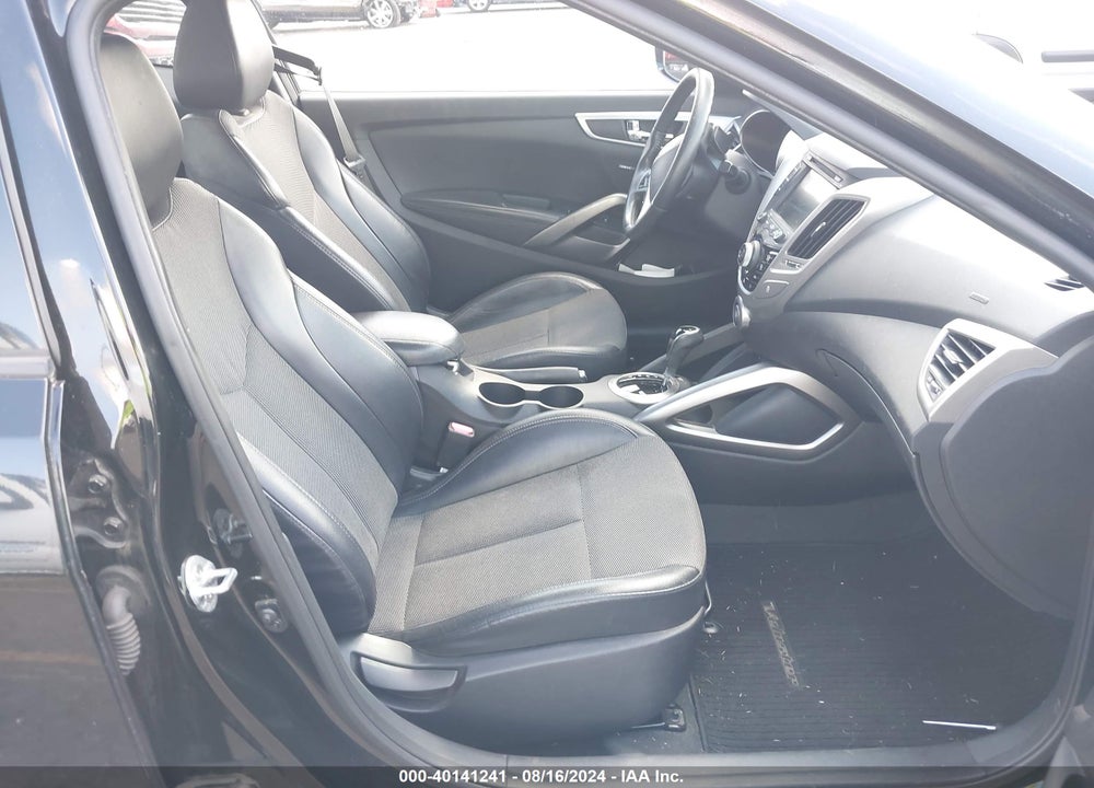 2013 HYUNDAI VELOSTER BASE W/BLACK VIN: KMHTC6ADXDU100304