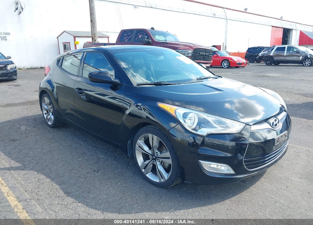 2013 HYUNDAI VELOSTER BASE W/BLACK VIN: KMHTC6ADXDU100304