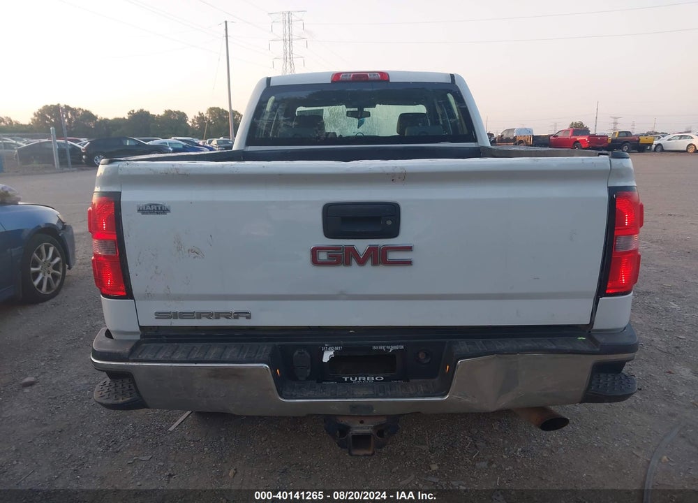 2016 GMC SIERRA 2500HD VIN: 1GT11REG6GF112871