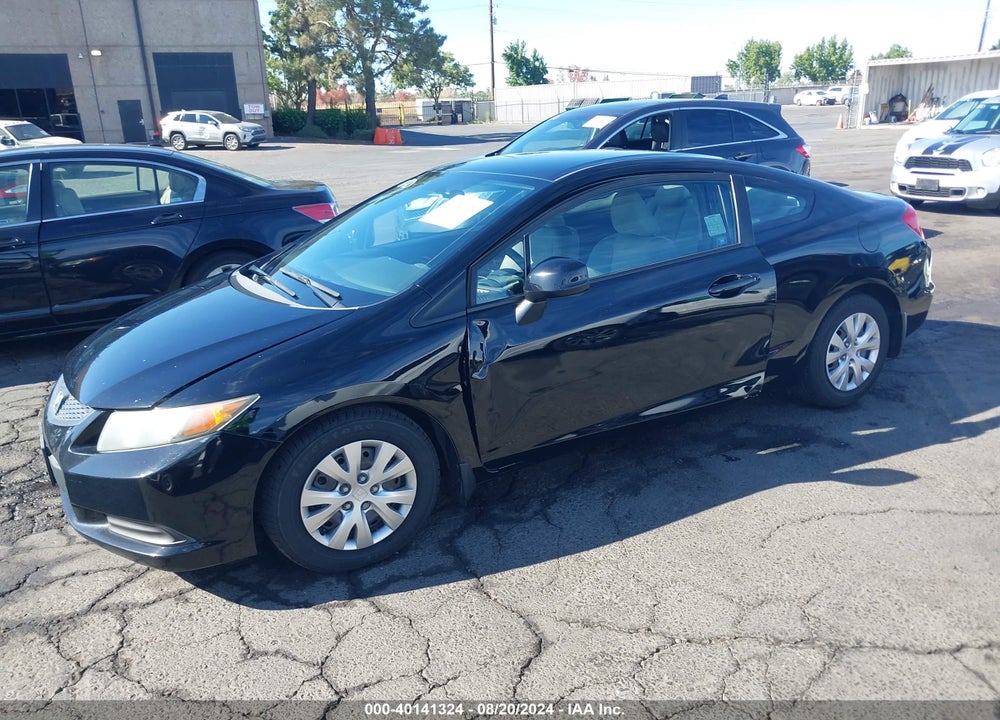 2012 HONDA CIVIC LX VIN: 2HGFG3B53CH512854