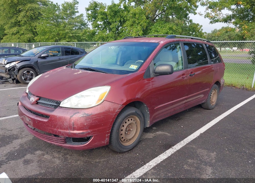 2004 TOYOTA SIENNA LE VIN: 5TDZA23C34S120514