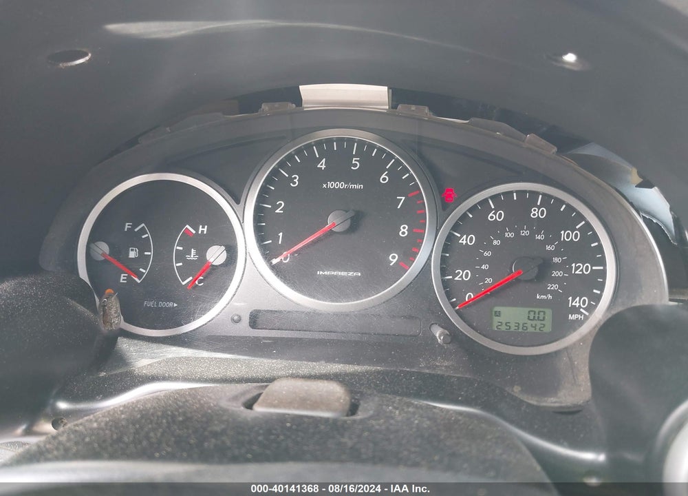 2005 SUBARU IMPREZA WRX VIN: JF1GD29685G515807