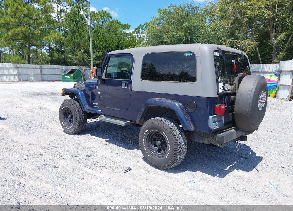 2005 JEEP WRANGLER UNLIMITED VIN: 1J4FA44S95P311137