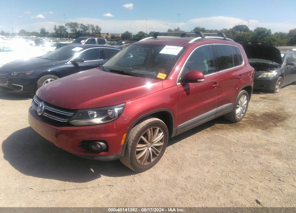 2012 VOLKSWAGEN TIGUAN SE VIN: WVGBV7AX7CW001657