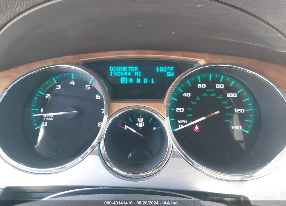 2012 BUICK ENCLAVE LEATHER VIN: 5GAKRCED7CJ101080