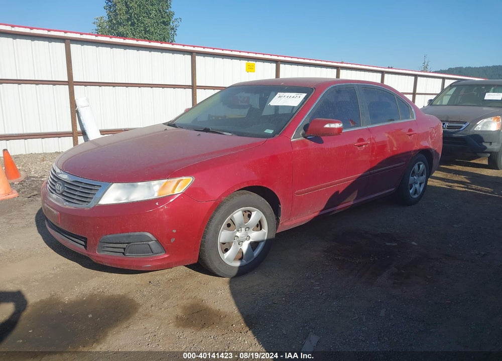 2009 KIA OPTIMA LX VIN: KNAGE228895299040