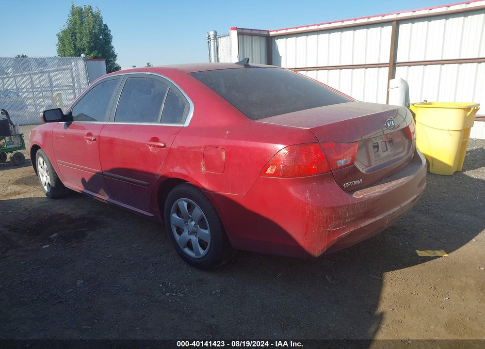 2009 KIA OPTIMA LX VIN: KNAGE228895299040