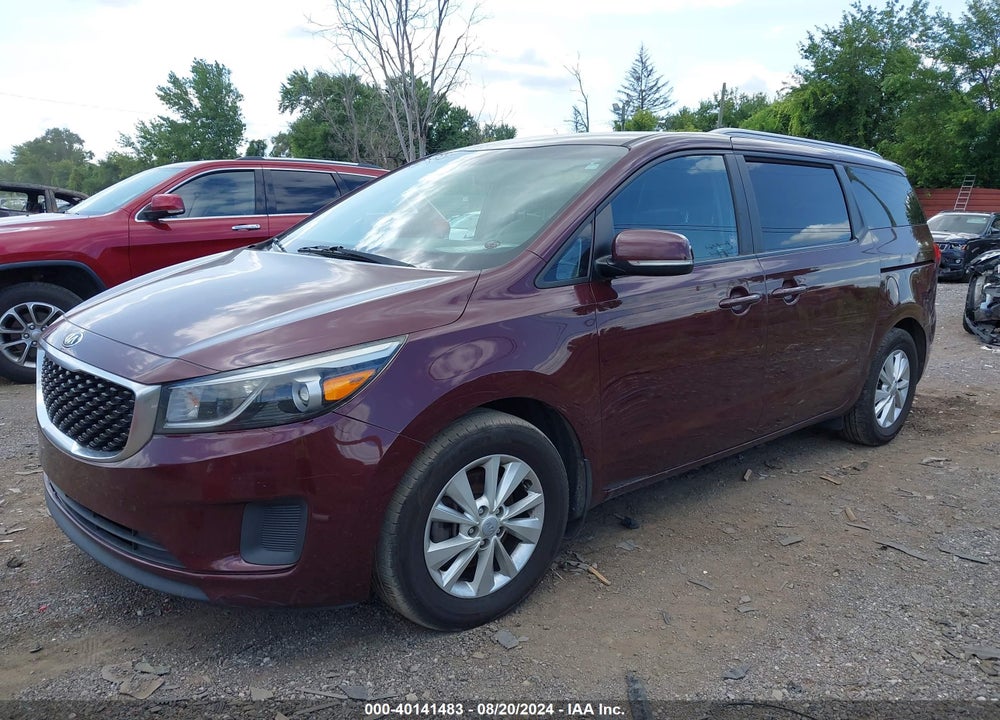 2016 KIA SEDONA LX VIN: KNDMB5C1XG6134826