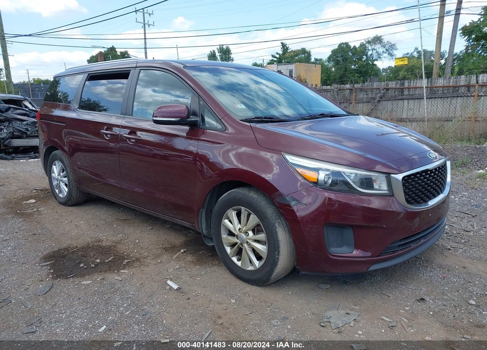 2016 KIA SEDONA LX VIN: KNDMB5C1XG6134826