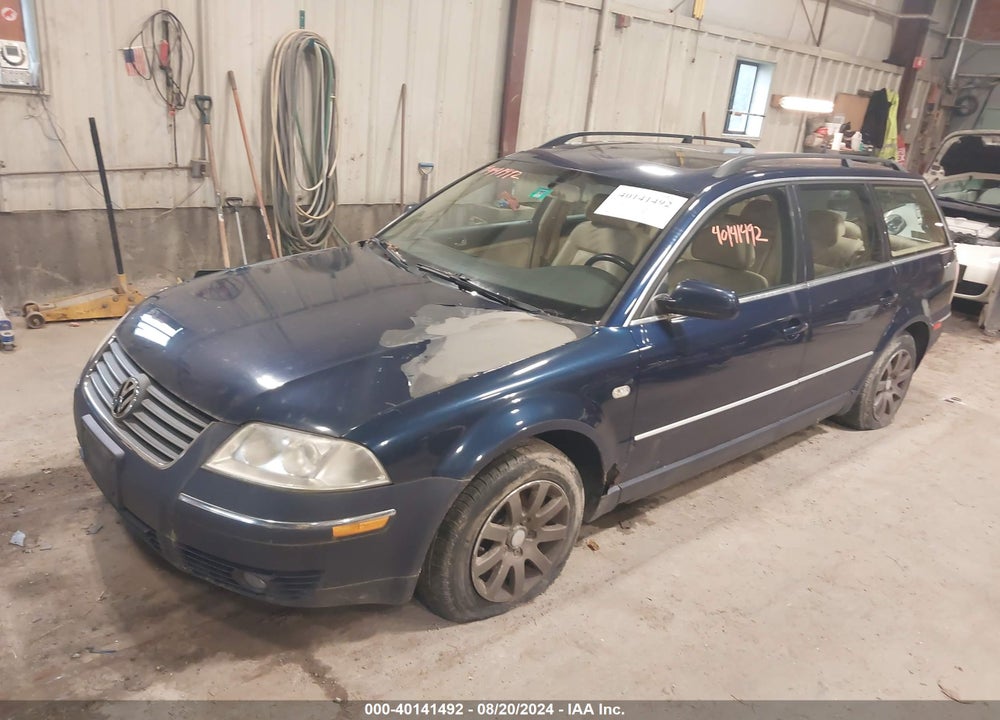 2003 VOLKSWAGEN PASSAT GLS VIN: WVWVD63B43E232957