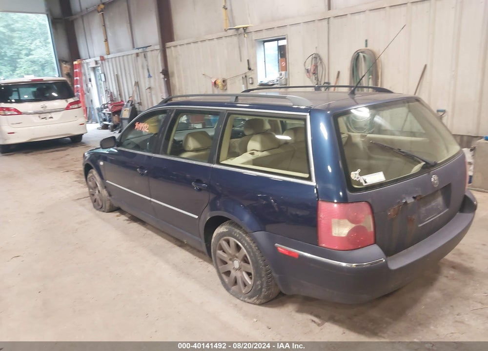2003 VOLKSWAGEN PASSAT GLS VIN: WVWVD63B43E232957