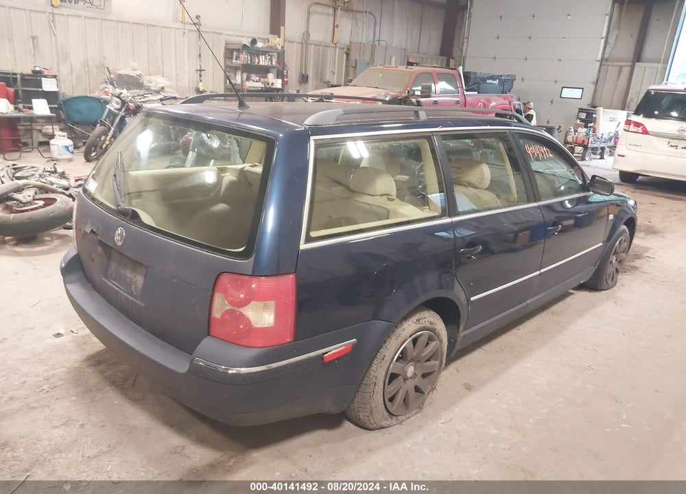 2003 VOLKSWAGEN PASSAT GLS VIN: WVWVD63B43E232957