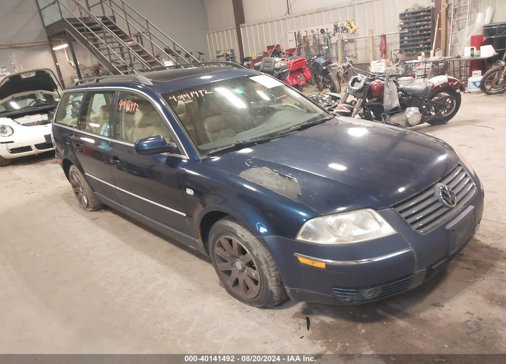 2003 VOLKSWAGEN PASSAT GLS VIN: WVWVD63B43E232957