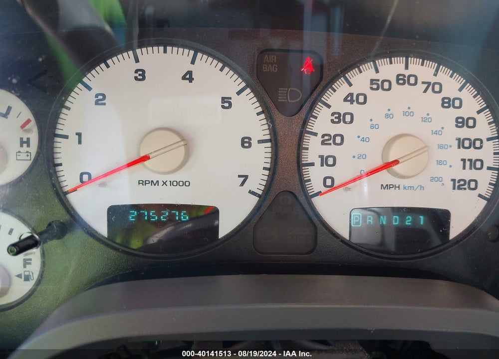 2004 DODGE RAM 1500 VIN: 1D7HA18D54S738079