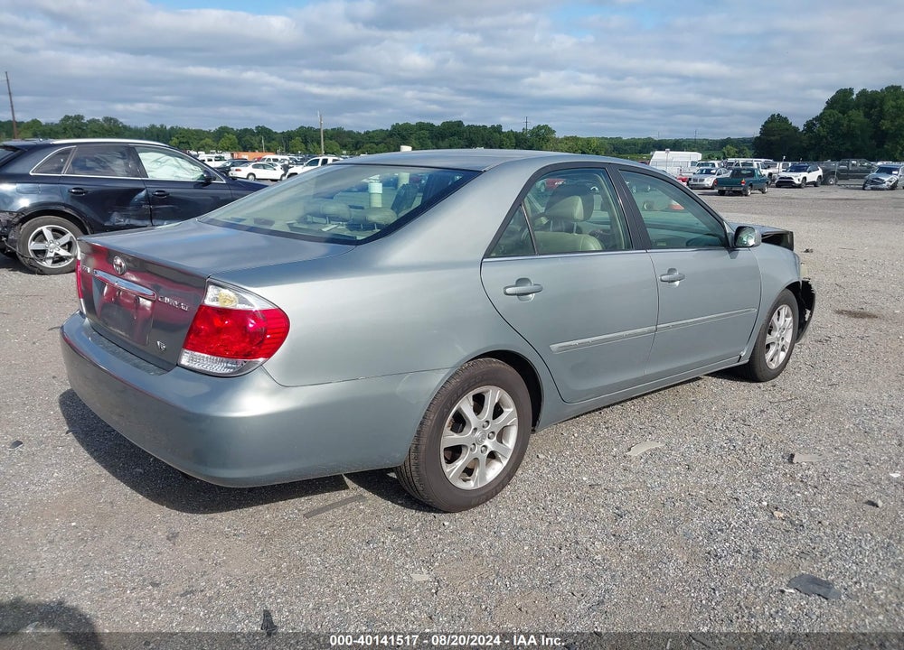 2005 TOYOTA CAMRY XLE V6 VIN: 4T1BF30K15U609085
