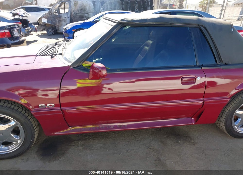 1989 FORD MUSTANG GT/COBRA GT VIN: 1FABP45E4KF304387
