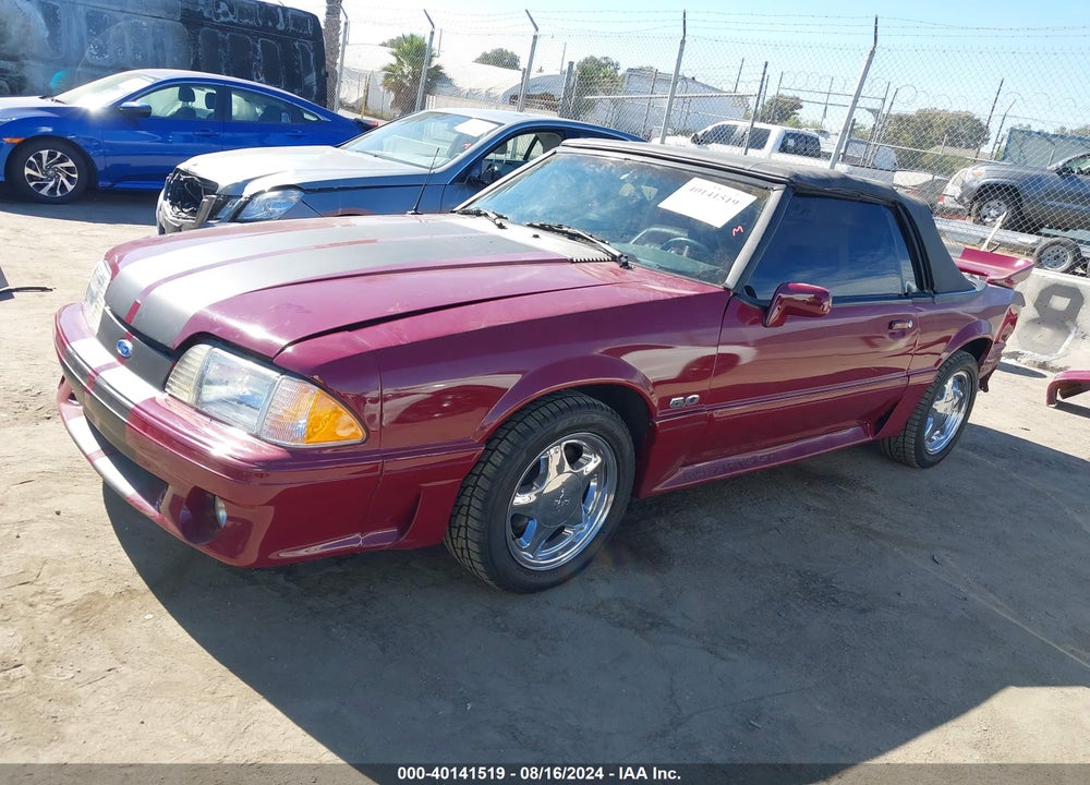 1989 FORD MUSTANG GT/COBRA GT VIN: 1FABP45E4KF304387
