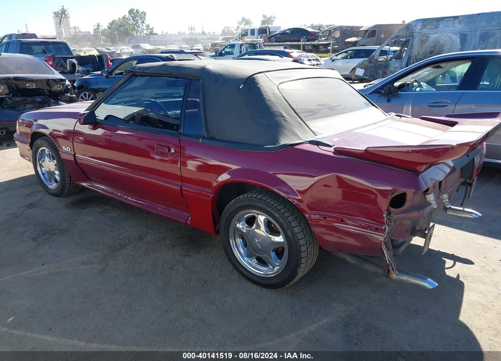1989 FORD MUSTANG GT/COBRA GT VIN: 1FABP45E4KF304387