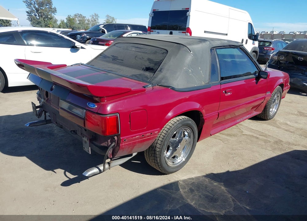 1989 FORD MUSTANG GT/COBRA GT VIN: 1FABP45E4KF304387