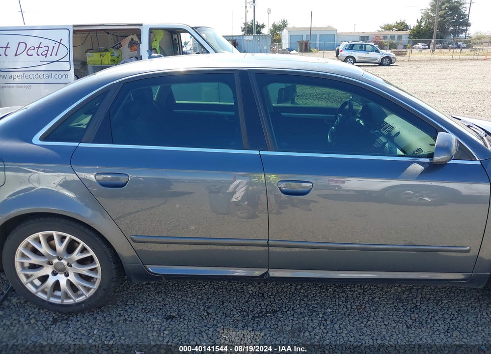 2008 AUDI A4 2.0T/2.0T SPECIAL EDITION VIN: WAUDF78E08A163730