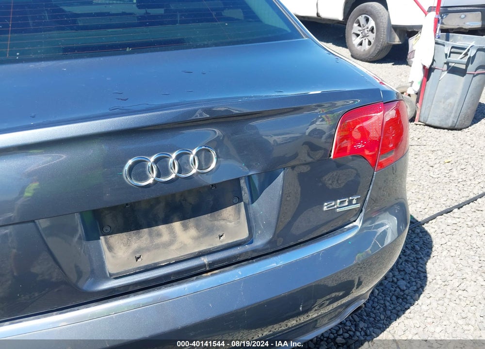 2008 AUDI A4 2.0T/2.0T SPECIAL EDITION VIN: WAUDF78E08A163730
