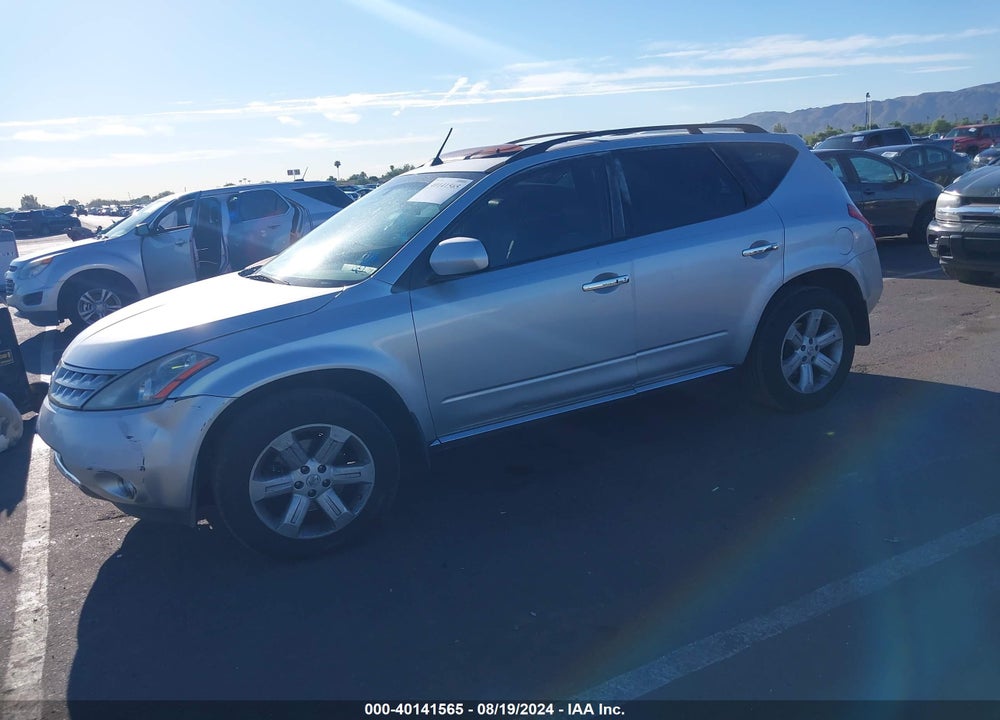 2007 NISSAN MURANO SL VIN: JN8AZ08T57W528203