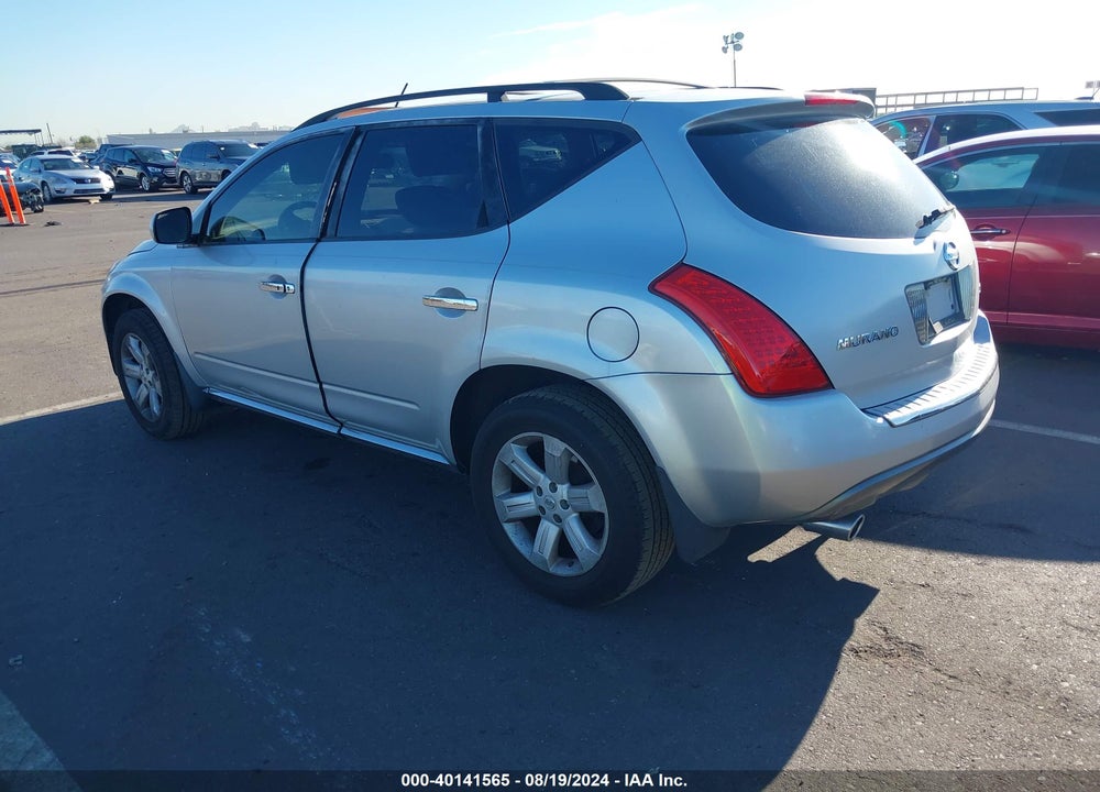 2007 NISSAN MURANO SL VIN: JN8AZ08T57W528203