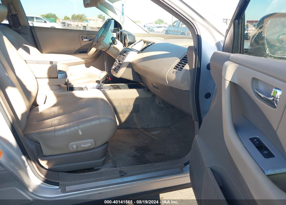 2007 NISSAN MURANO SL VIN: JN8AZ08T57W528203
