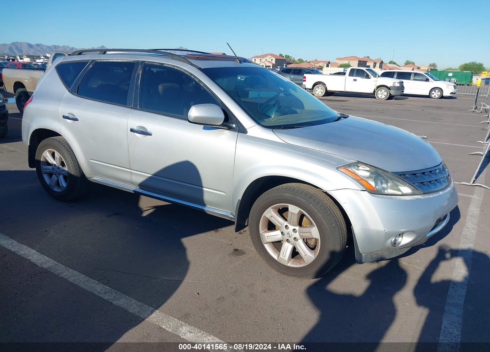 2007 NISSAN MURANO SL VIN: JN8AZ08T57W528203