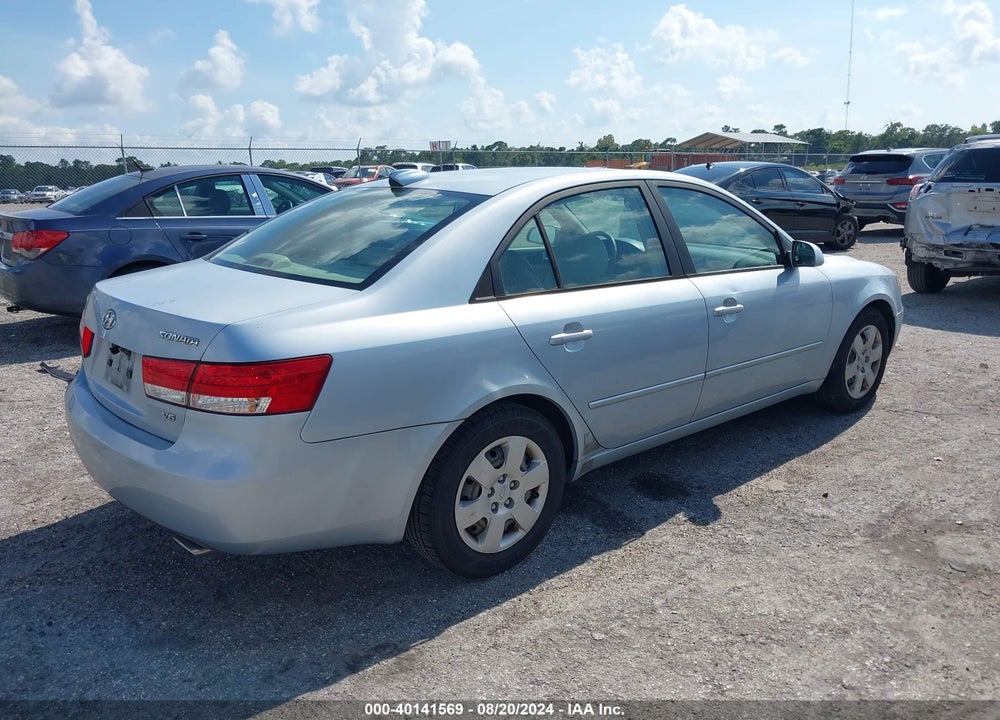 2008 HYUNDAI SONATA GLS V6 VIN: 5NPET46F58H346186