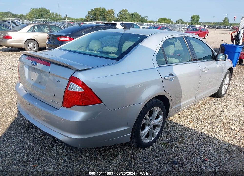 2012 FORD FUSION SE VIN: 3FAHP0HG7CR204059