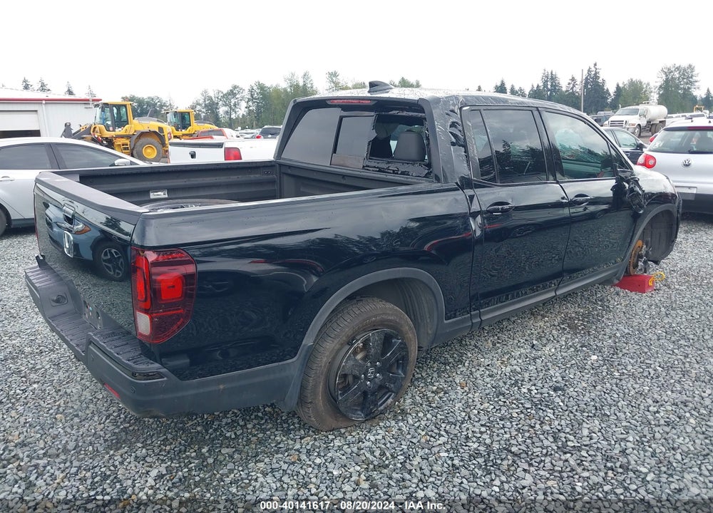 2017 HONDA RIDGELINE BLACK EDITION VIN: 5FPYK3F89HB001356
