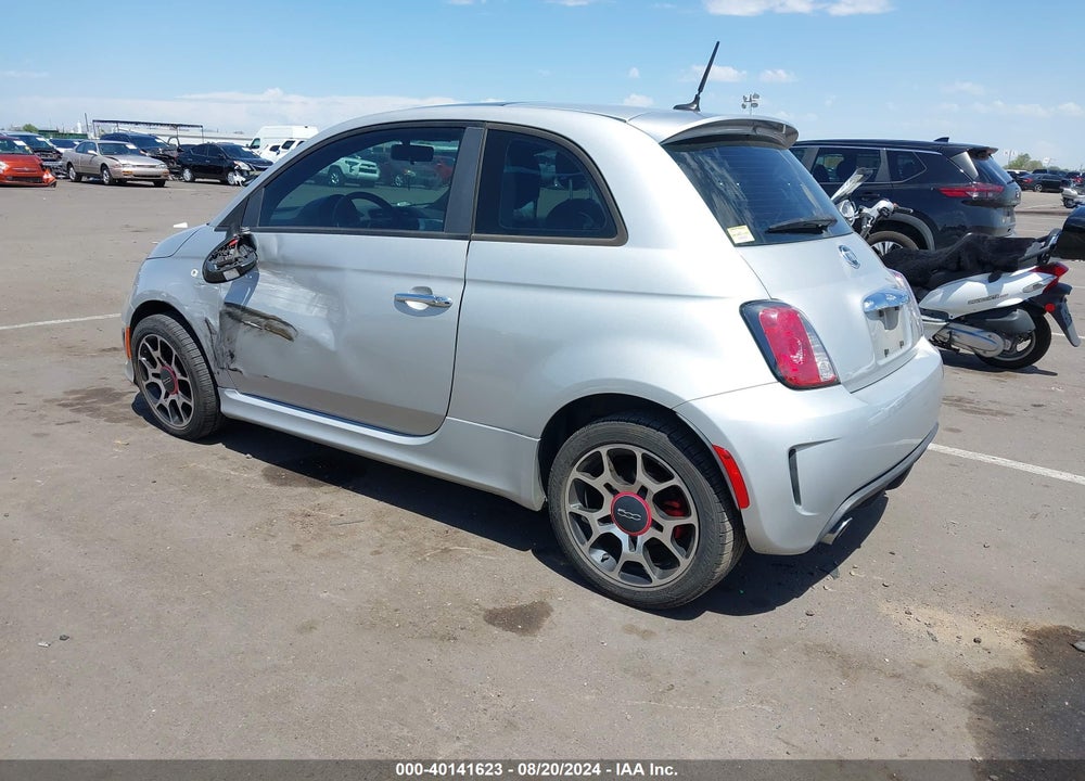 2013 FIAT 500 TURBO VIN: 3C3CFFHH7DT554531