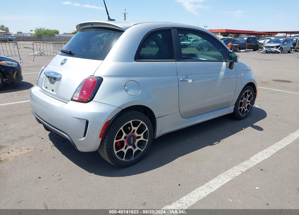 2013 FIAT 500 TURBO VIN: 3C3CFFHH7DT554531