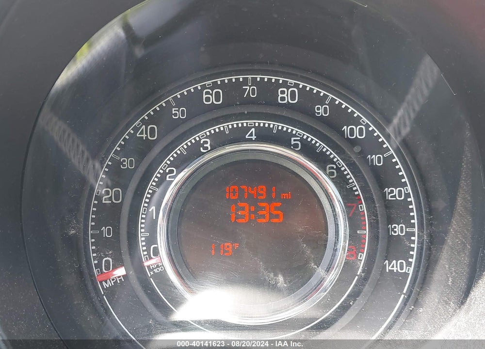 2013 FIAT 500 TURBO VIN: 3C3CFFHH7DT554531