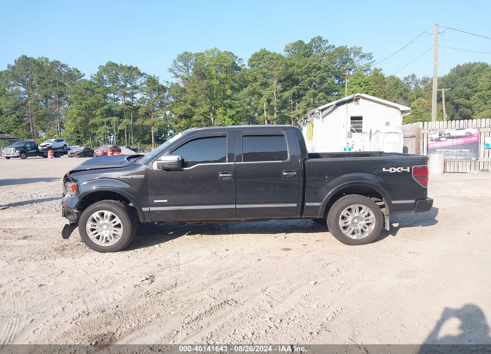 2013 FORD F-150 PLATINUM VIN: 1FTFW1ET9DFA12510