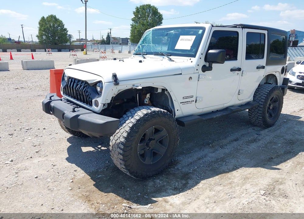 2014 JEEP WRANGLER UNLIMITED SPORT VIN: 1C4BJWDG9EL269524