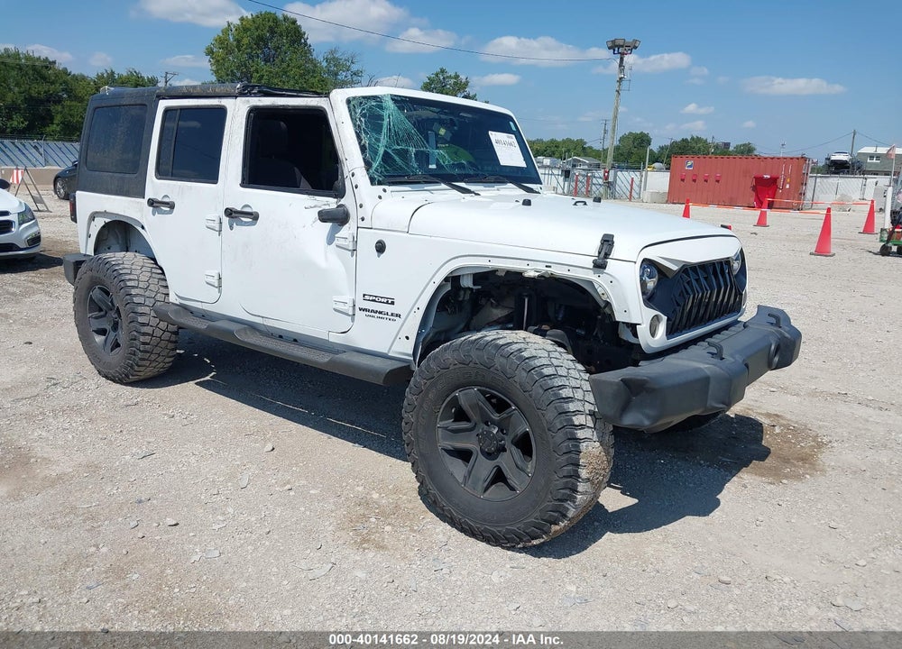 2014 JEEP WRANGLER UNLIMITED SPORT VIN: 1C4BJWDG9EL269524