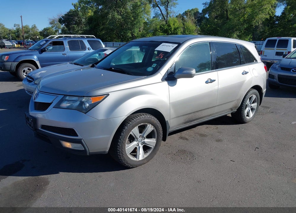 2010 ACURA MDX VIN: 2HNYD2H26AH522129