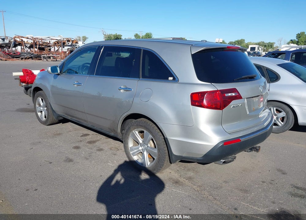 2010 ACURA MDX VIN: 2HNYD2H26AH522129